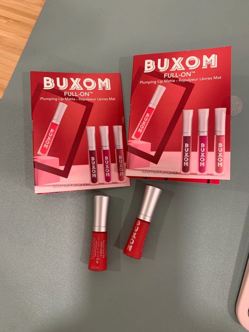Buxom Full-On™ Plumping Lip Matte Lipgloss Drop Some $ (Category: Makeup) located in Manila. Submitted by shoppe.jasmineb (Listing ID 1275220406, Image 1). Description: travel sized. perfect for small bags / on the go. .