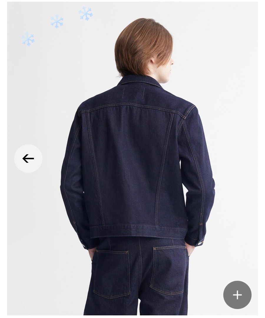 Calvin klein black jean jacket shop