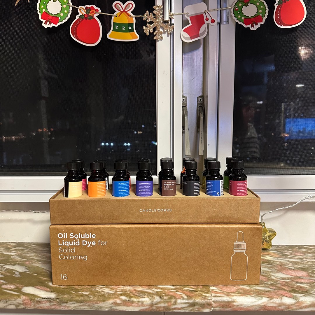 Candleworks - Liquid Dye (Oil Soluble) 油性液體顏料 (蠟燭顏色 candle soy wax ...