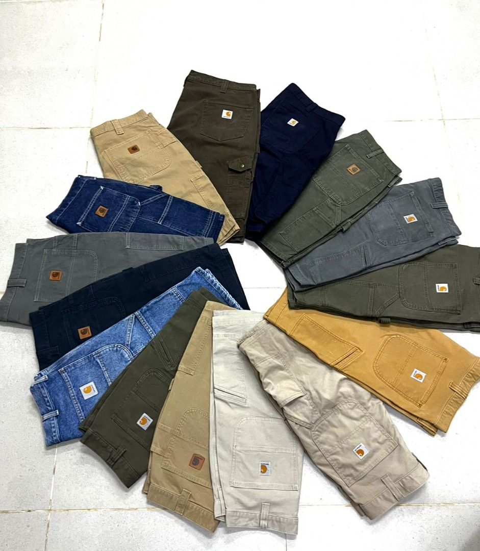 Carhartt twill cheap work pants