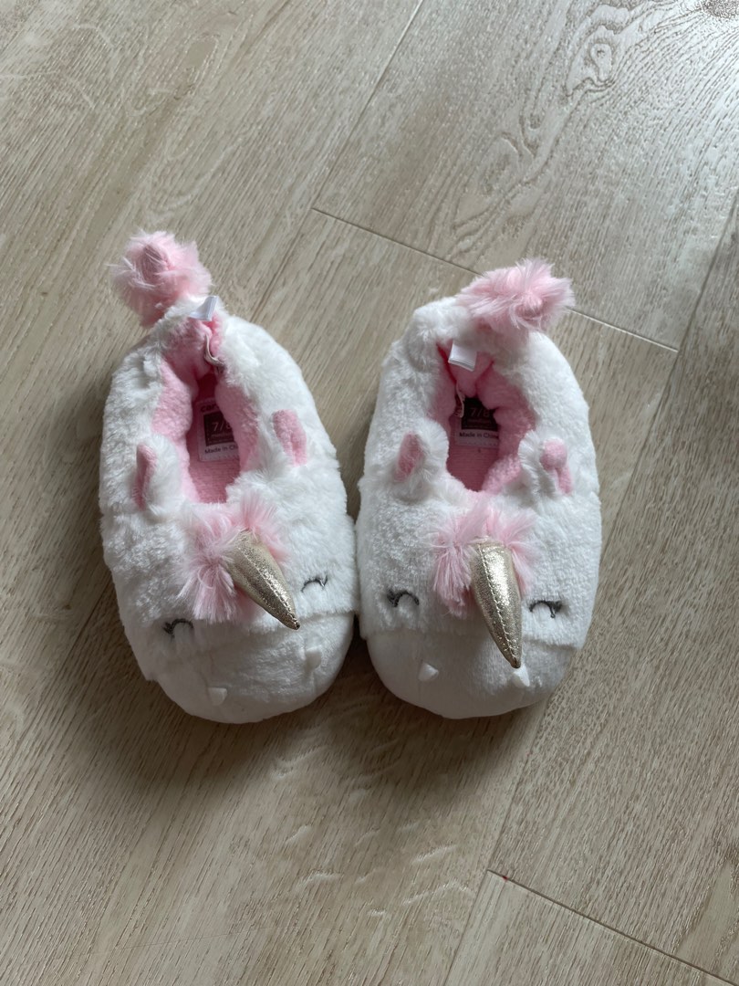Carters unicorn slippers top