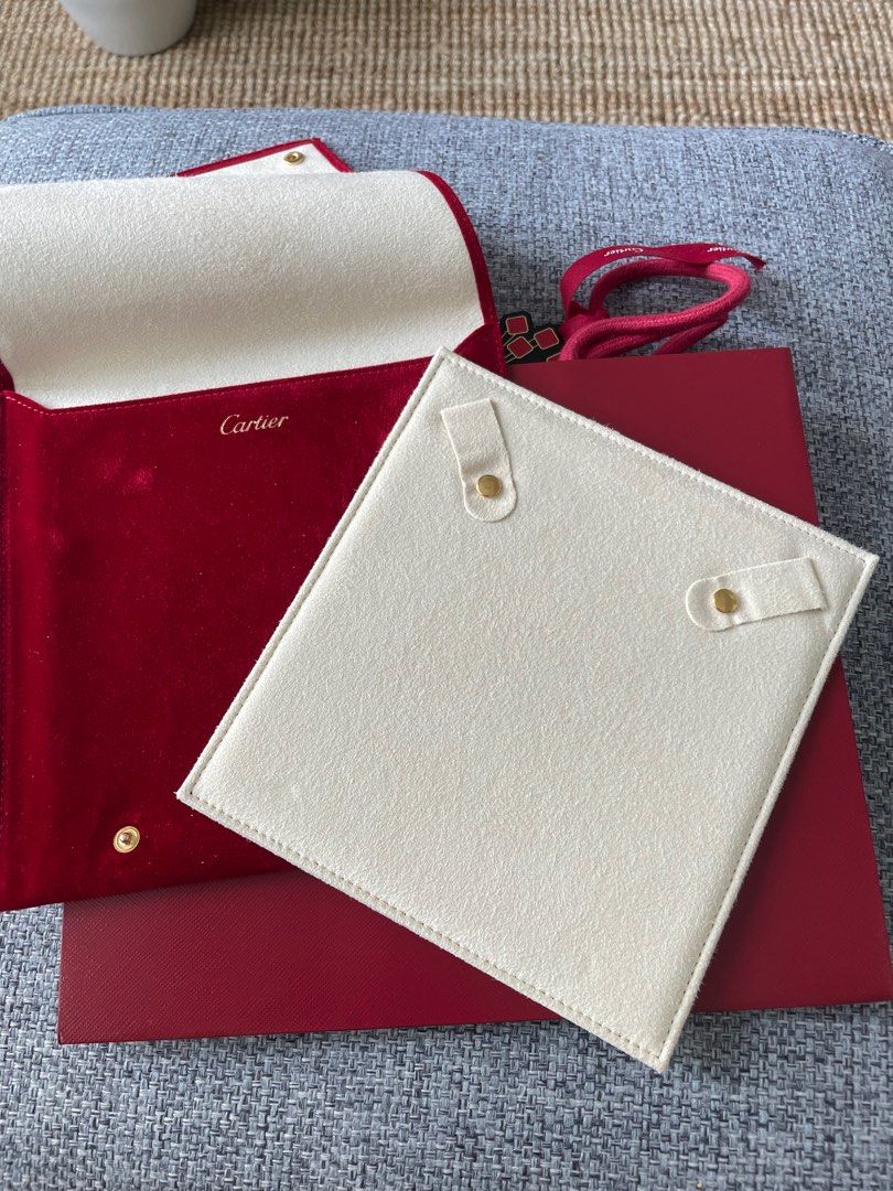 Cartier jewelry discount travel pouch