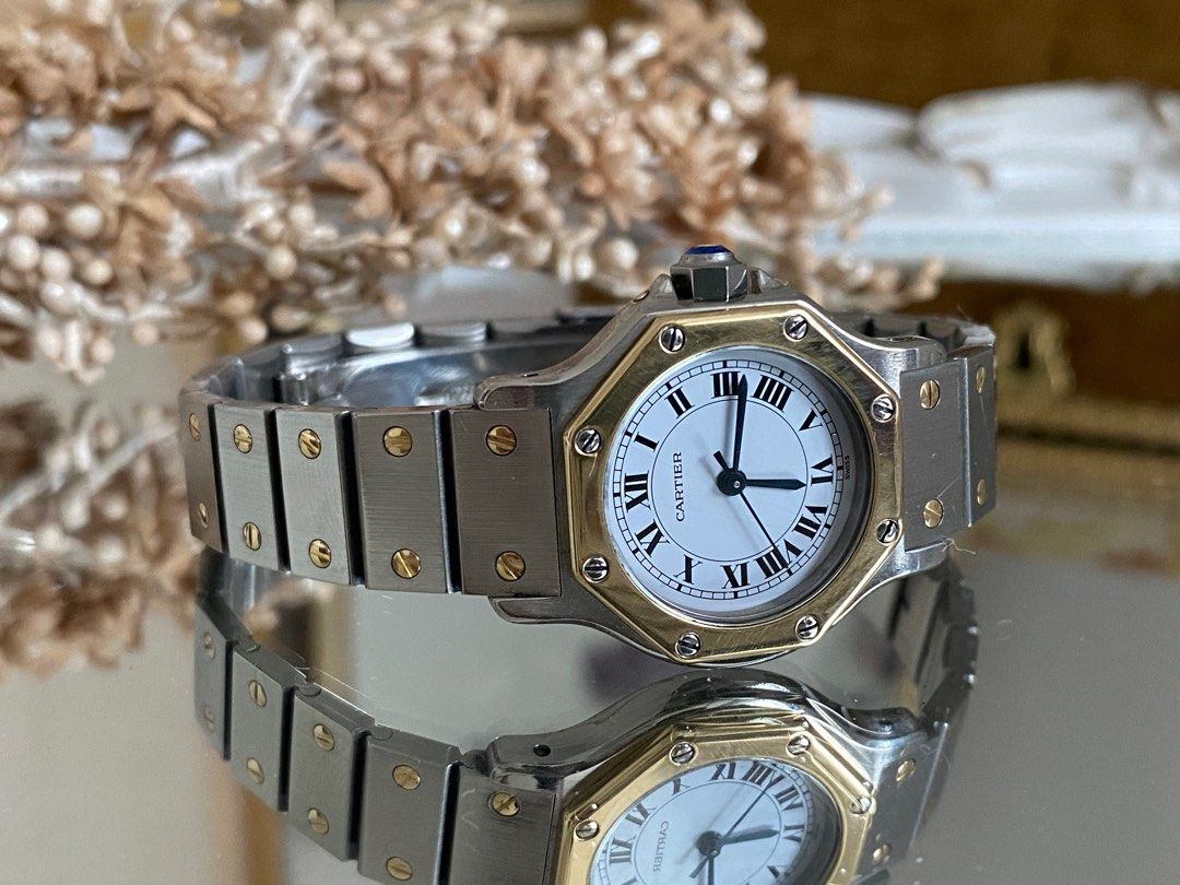 Cartier santos octagon womens deals