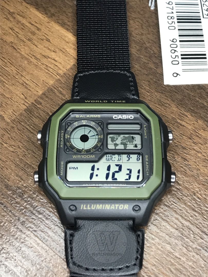 Casio watch discount with nylon strap