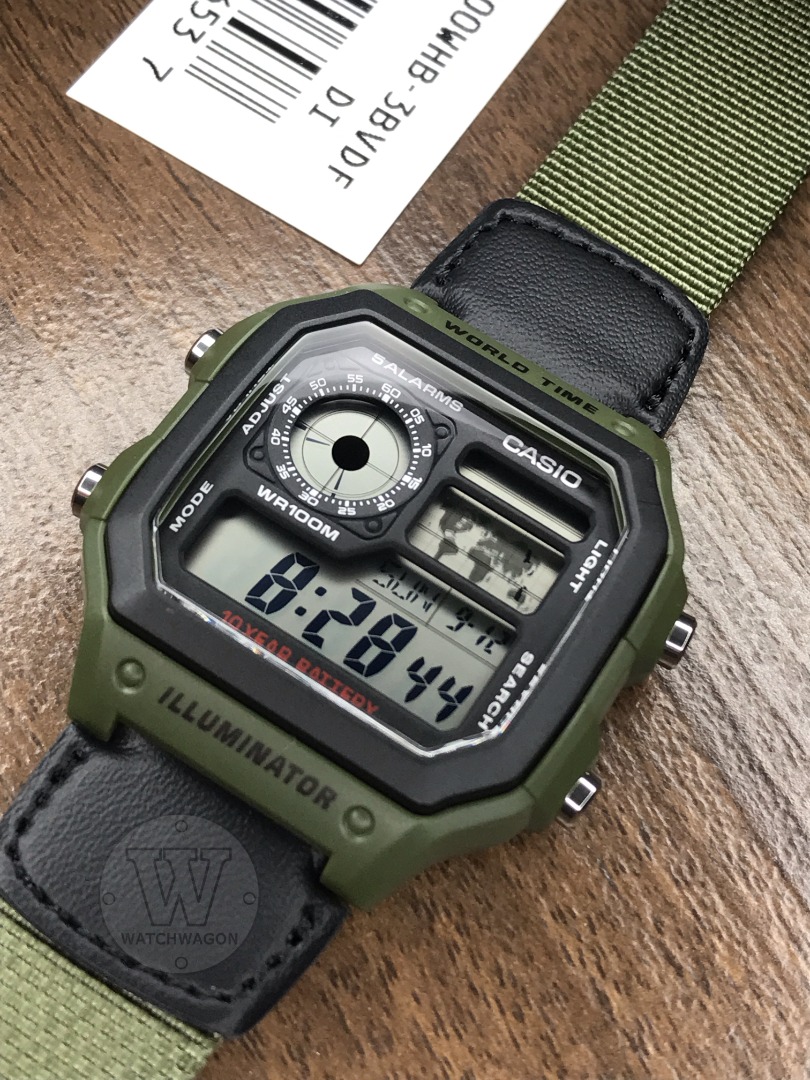 Casio deals ae1200 green
