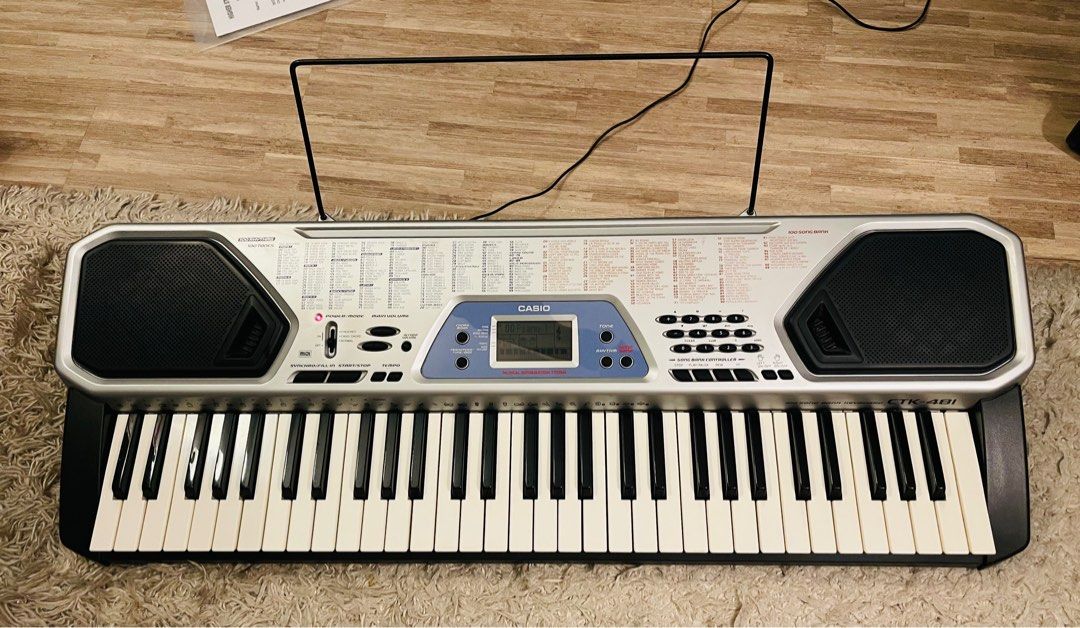 Casio Keyboard CTK 481 free bag Hobbies Toys Music