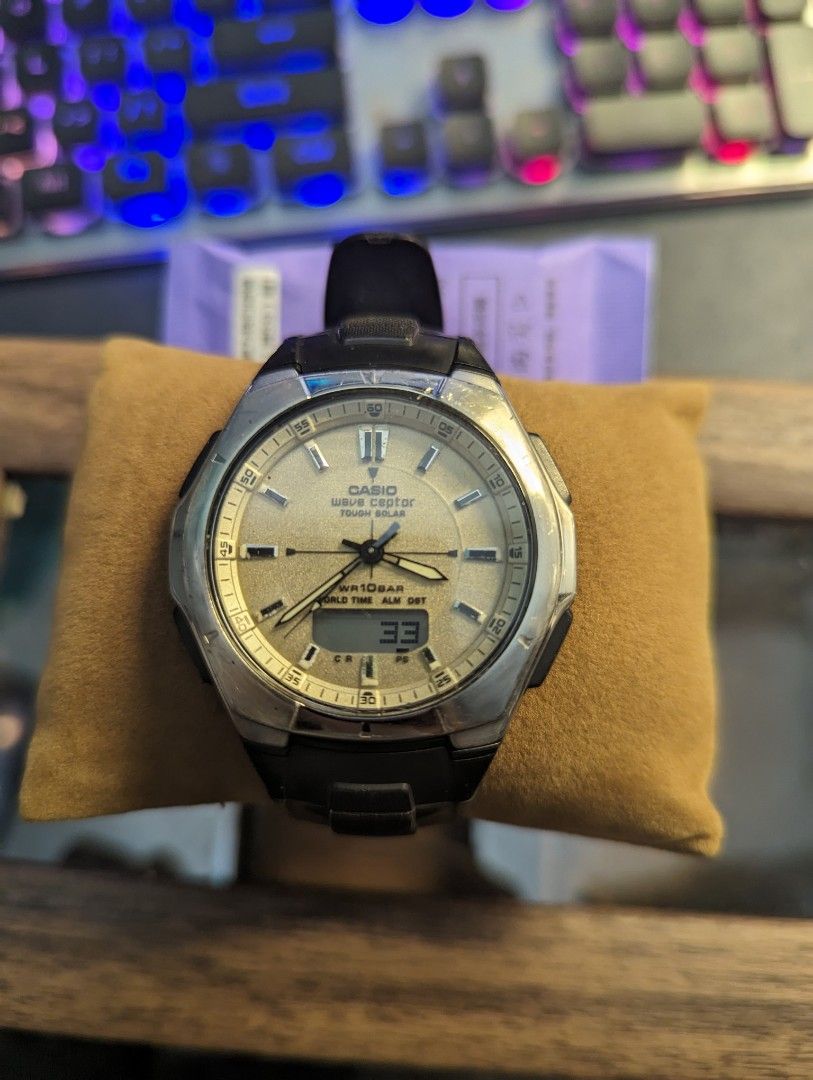 Casio stainless steel back outlet water resistant 10 bar