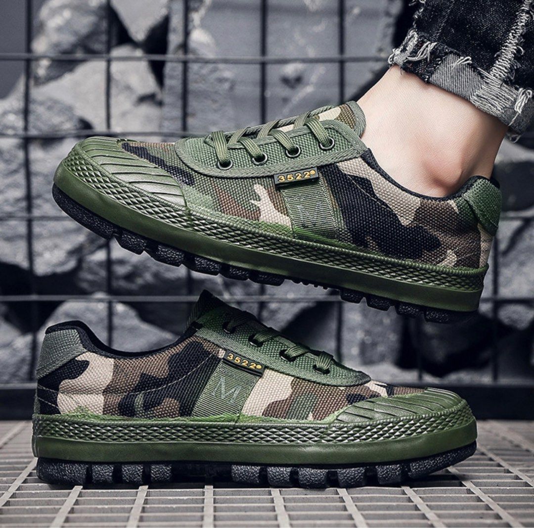 Canvas military shoes shop
