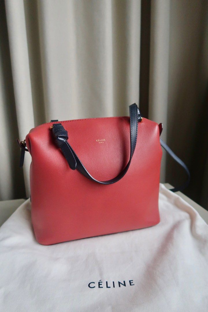 Celine cube bag salmon pink colour