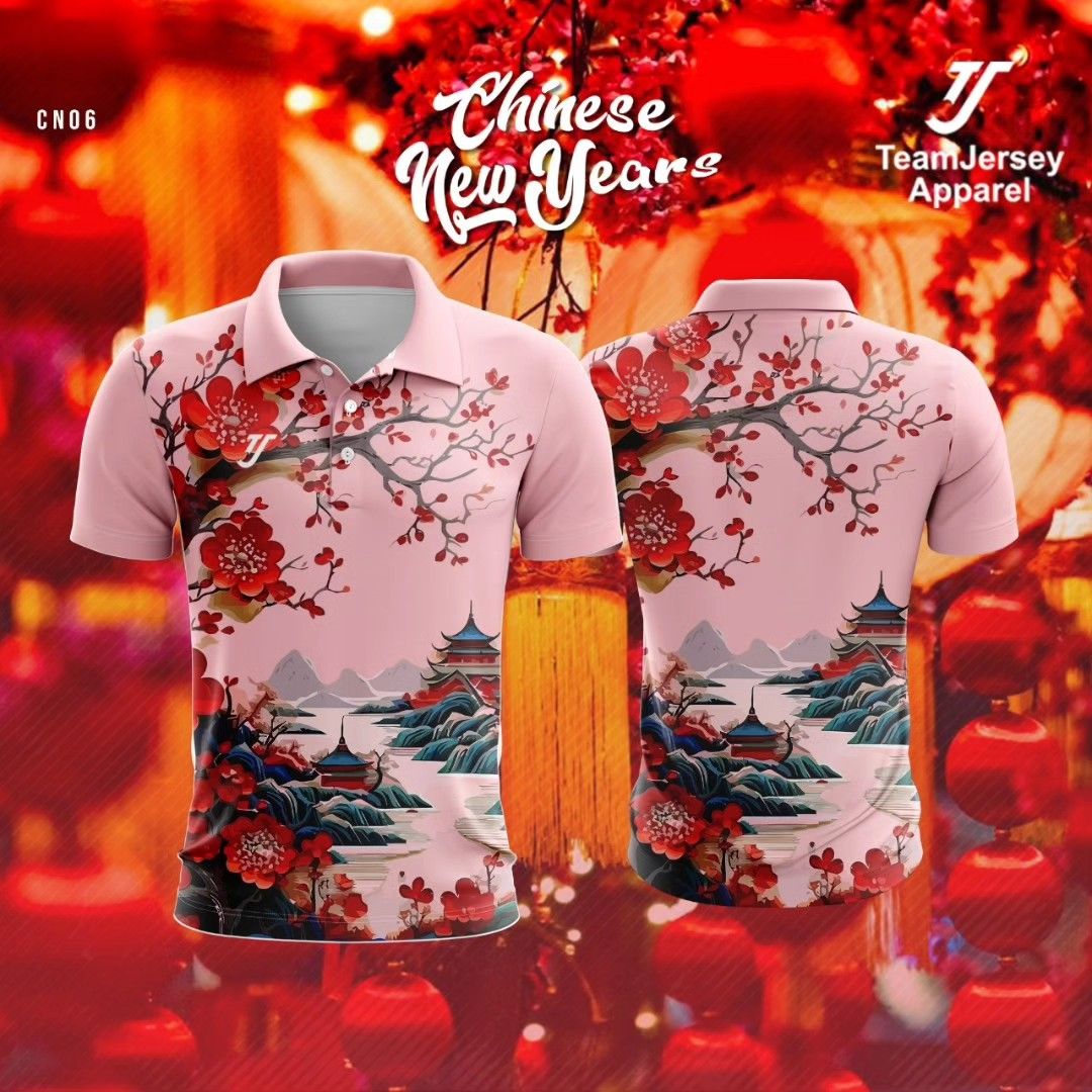 Chinese New Year polo CN06 by TeamJersey Apparel