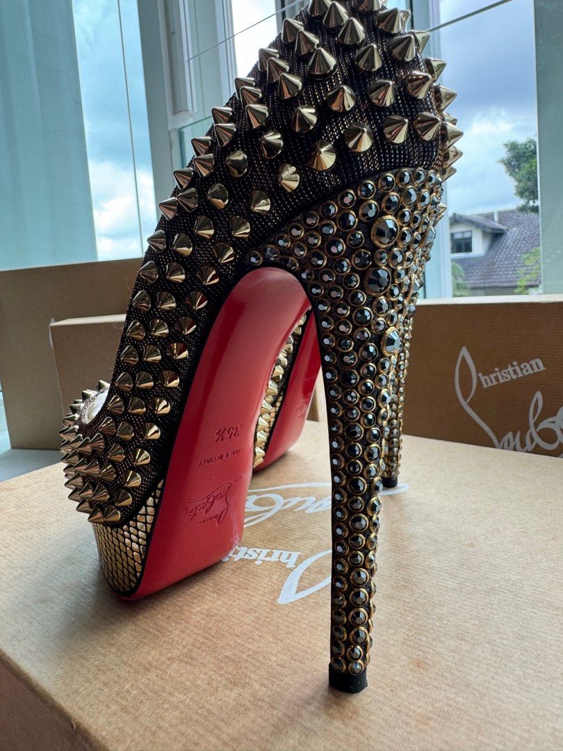 Christian louboutin lady peep spikes sale