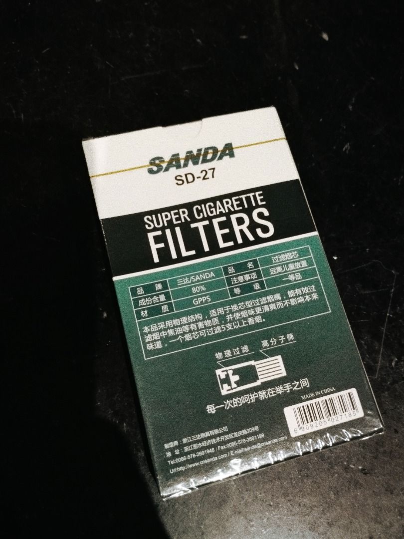 SANDA Cigarette filter, Everything Else, Others on Carousell