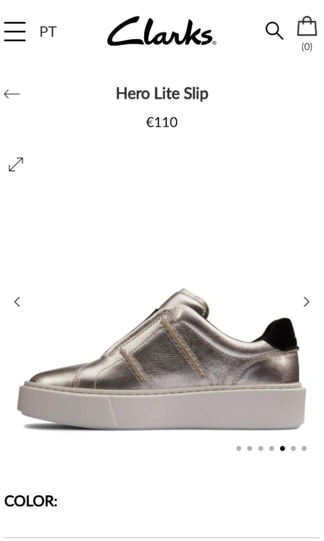 Clarks sneakers outlet womens silver