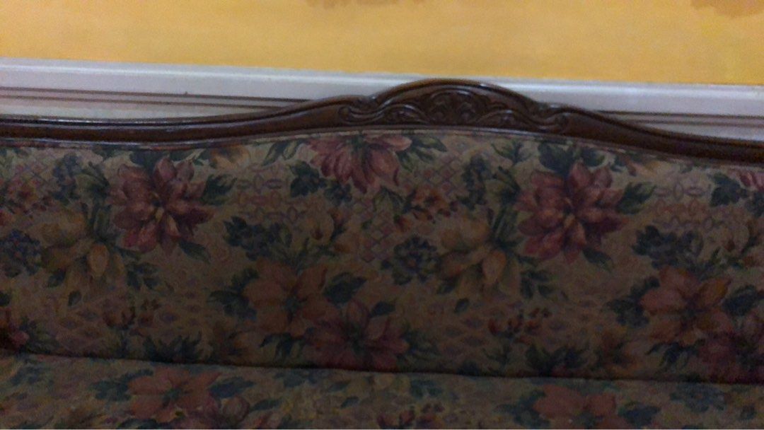 cleopatra sofa with center table (Category: Sofas) located in Binangonan. Submitted by carou06419 (Listing ID 1275460659, Image 1). Description: Narra wood center table top glass 1/2 inch po thickness .