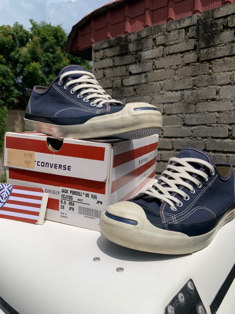 Converse Japan Jack Purcell Navy Black Toe