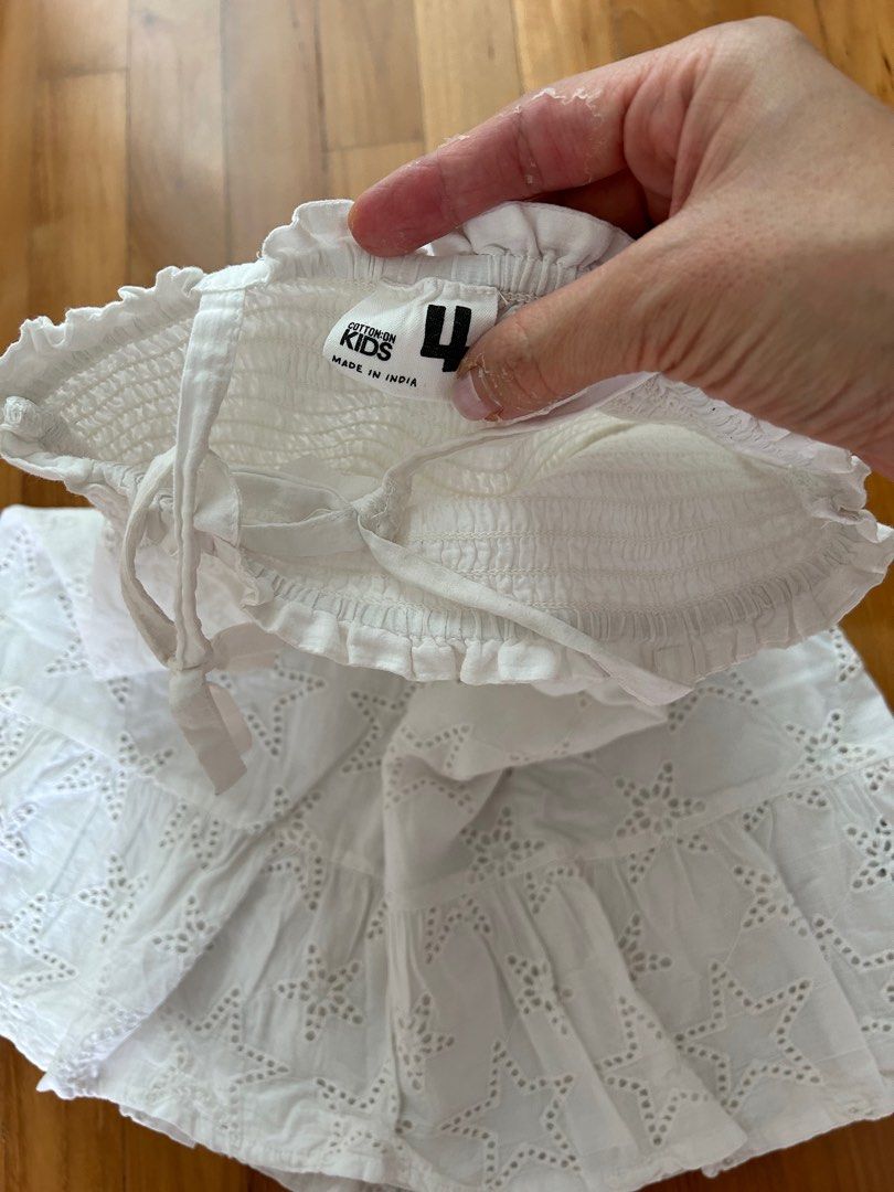 White dress size new arrivals 4t