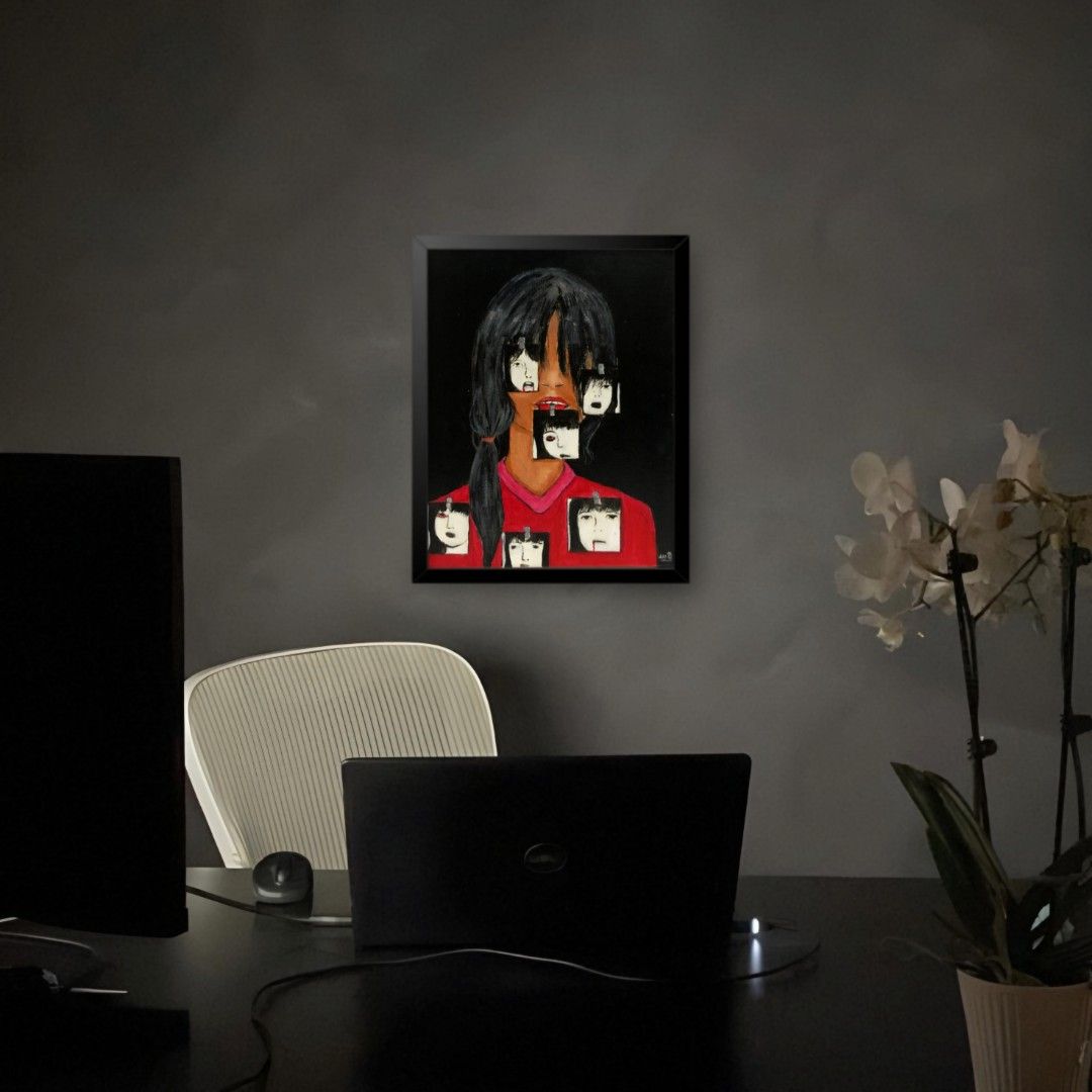 Dark-themed Acrylic Paintings (Category: Art & Prints) located in Iligan City. Submitted by artbyjai (Listing ID 1275216008, Image 2). Description: Calling all horror lovers! Dive into the darkness with our chilling painting— the ideal spooky touch for your space. Dare to be thrilled! 🌑🖼️ Acrylic on Stretched Canvas Sizes: 9"x12" & 8"x10" If you have any questions or want a custom piece, feel free to ask✨.