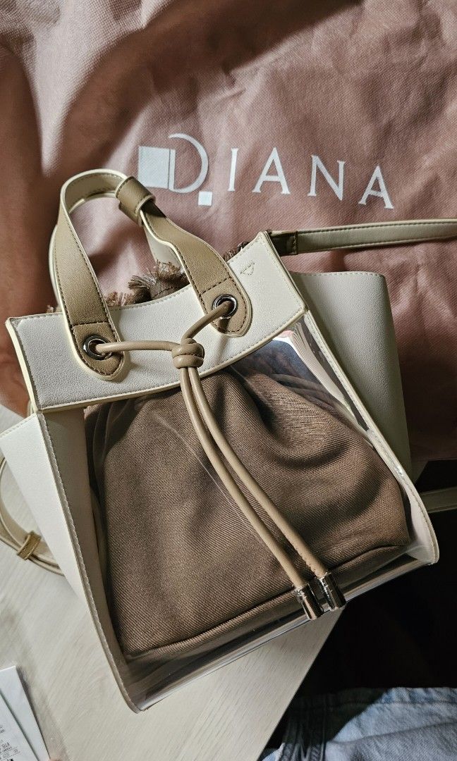 Gold clear bag sale
