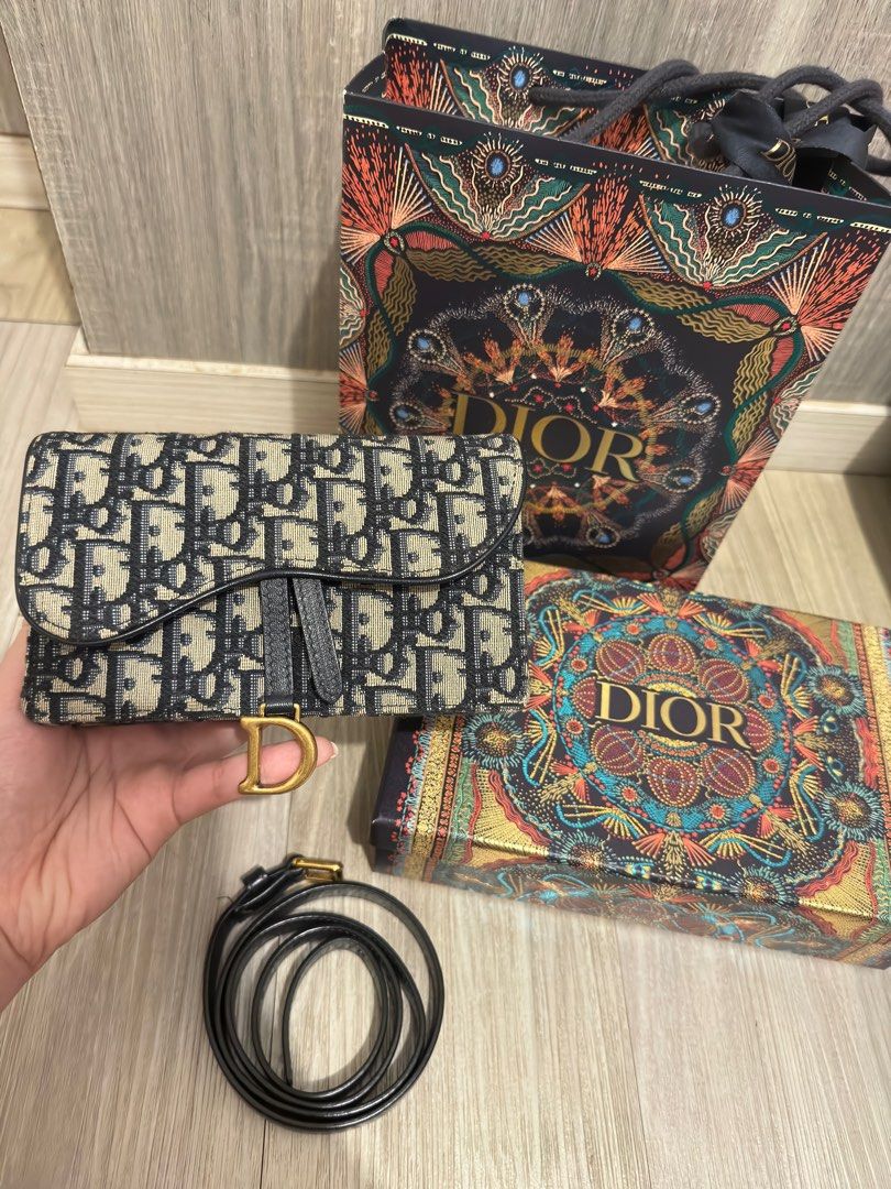 Dior Saddle Belt Pouch Full Set Luxury Bags Wallets on Carousell