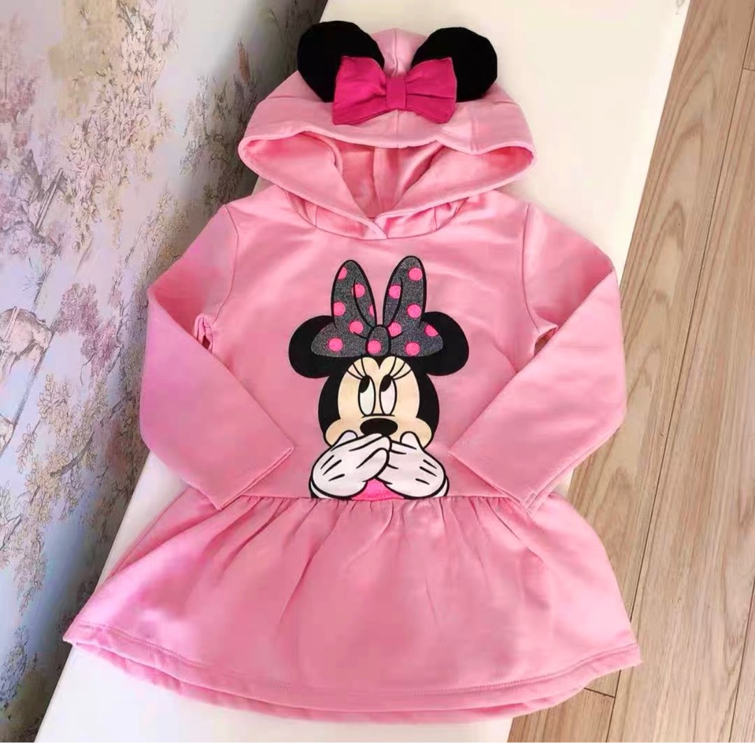 Girls minnie clearance mouse hoodie