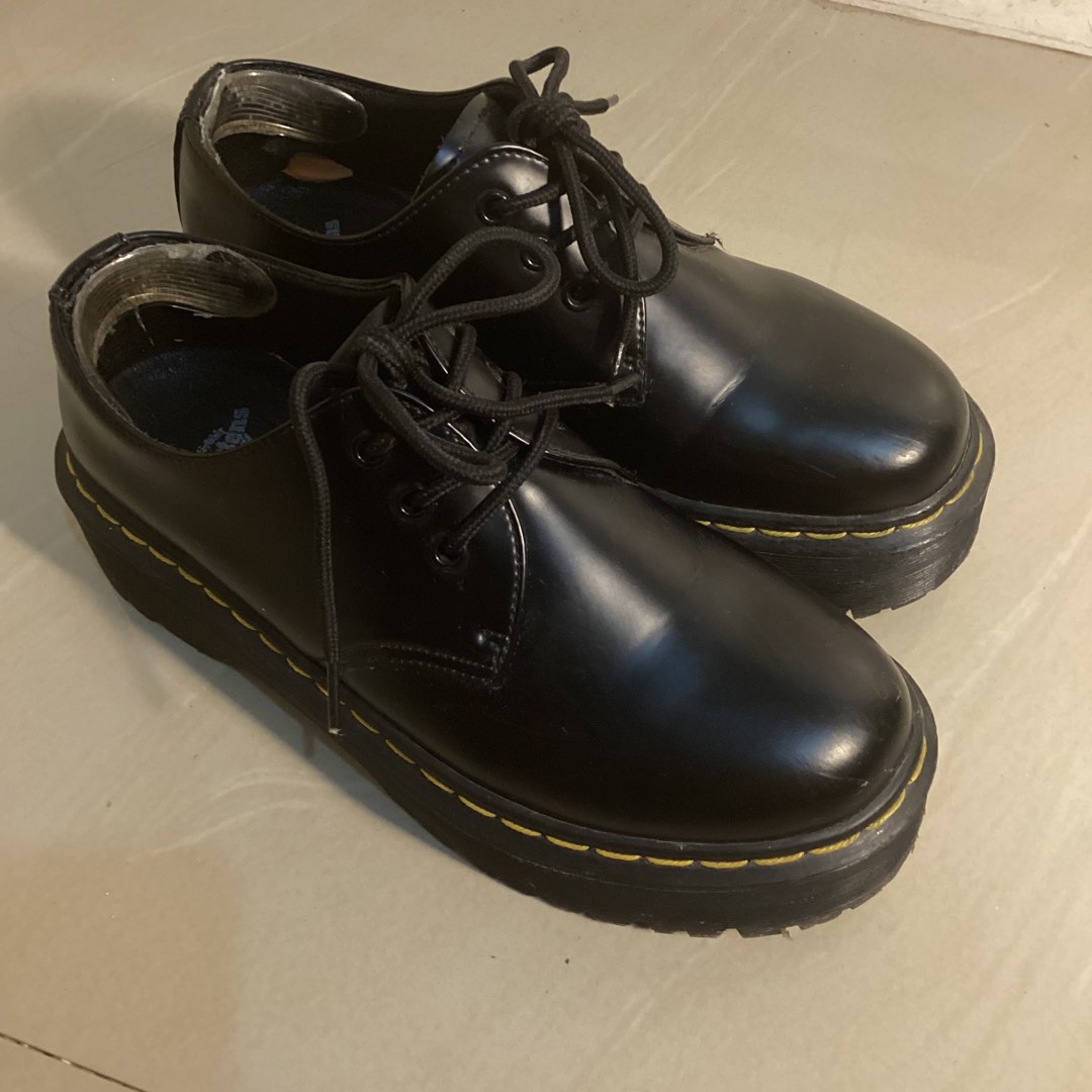Dr. Martens 1461 Quad 1 inch platform shoes black size 41 / 26cm, Men's ...