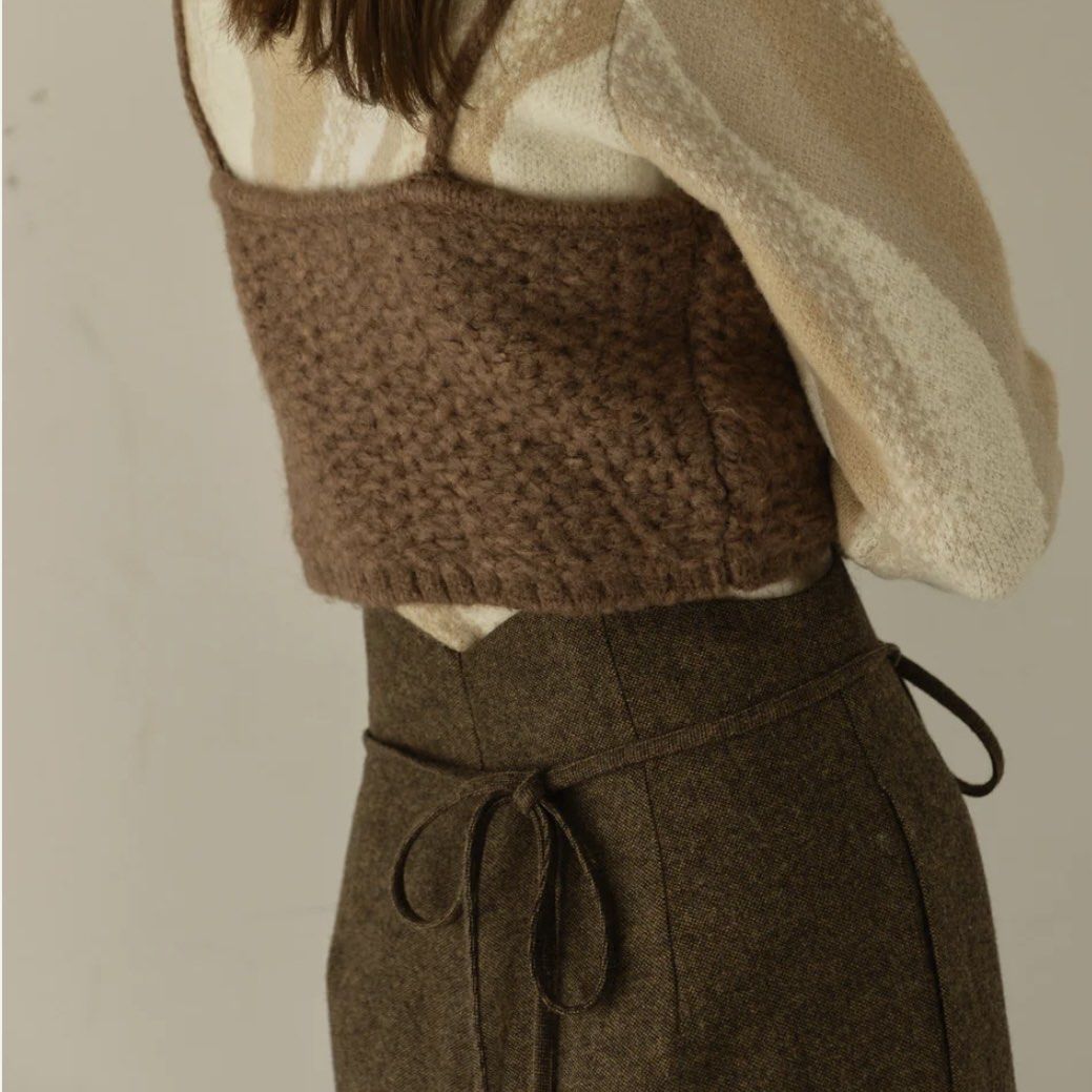 eaphi waist cord tuck pants ベージュ short｜ファッション