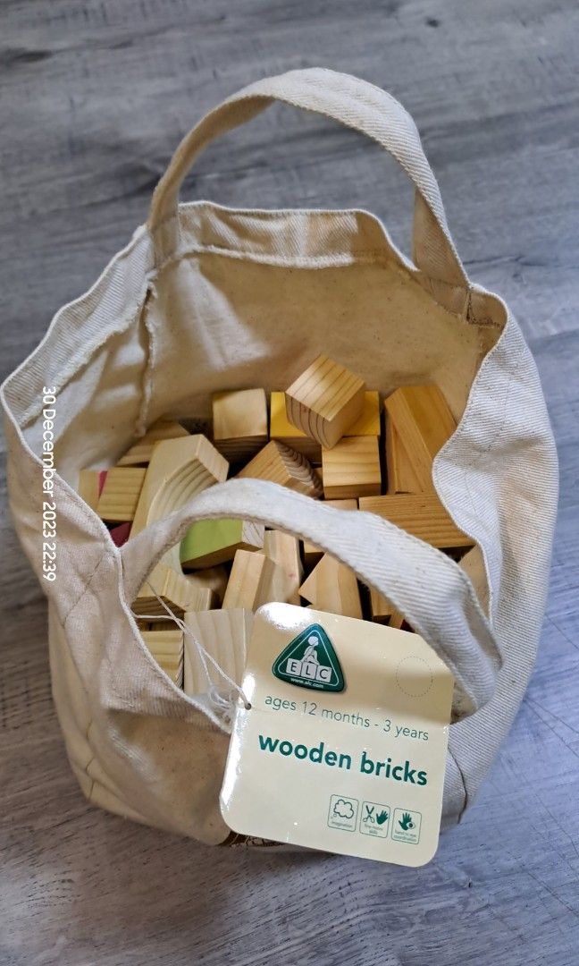 Elc wooden bricks hot sale