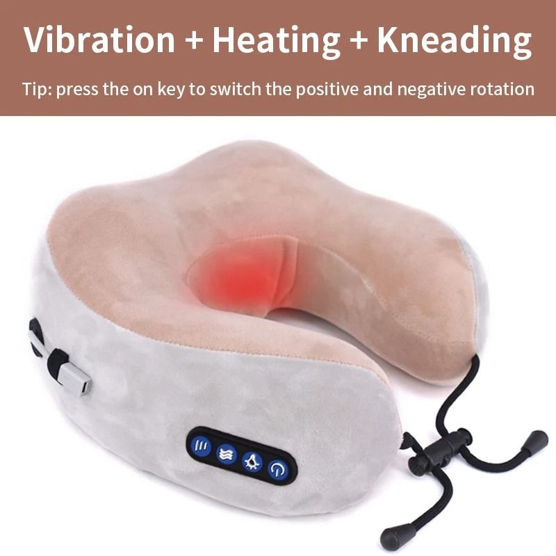 Massager Body Electrical Relaxation Massage U Shape Neck Shoulder Infrared  6 Key