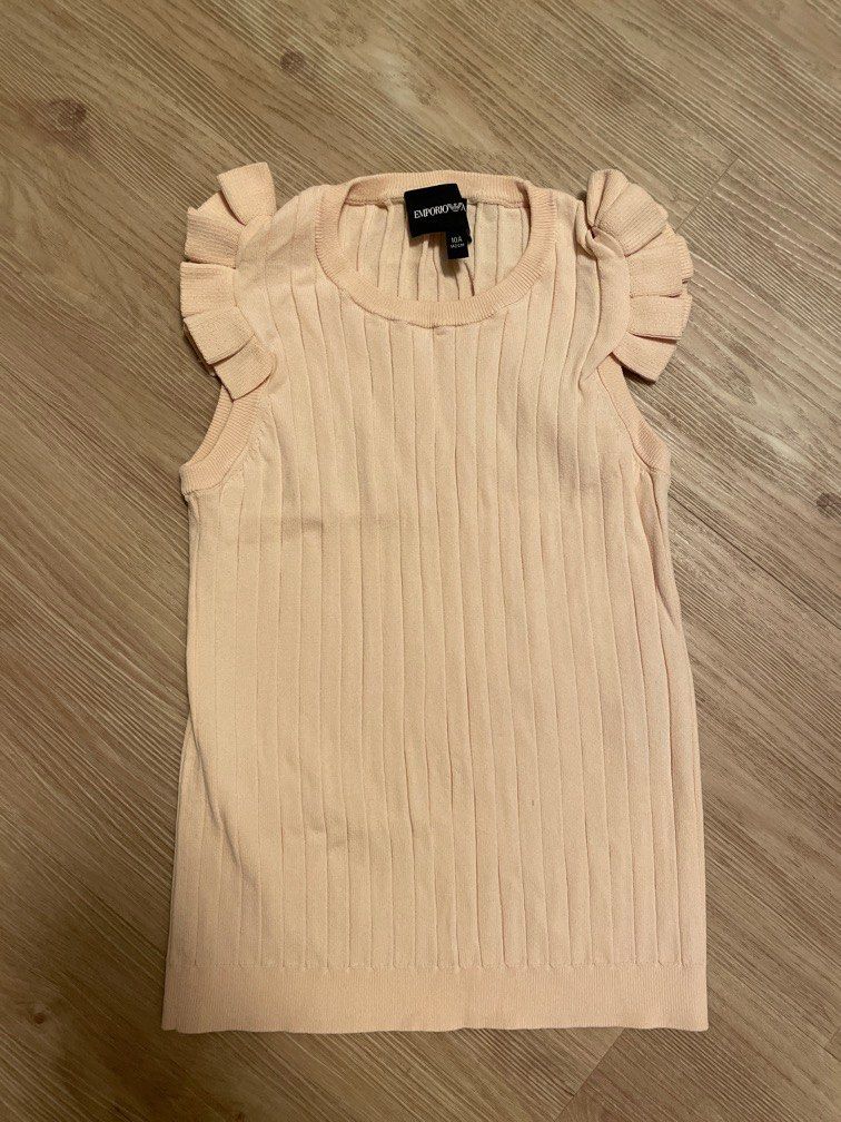 Girls armani outlet top