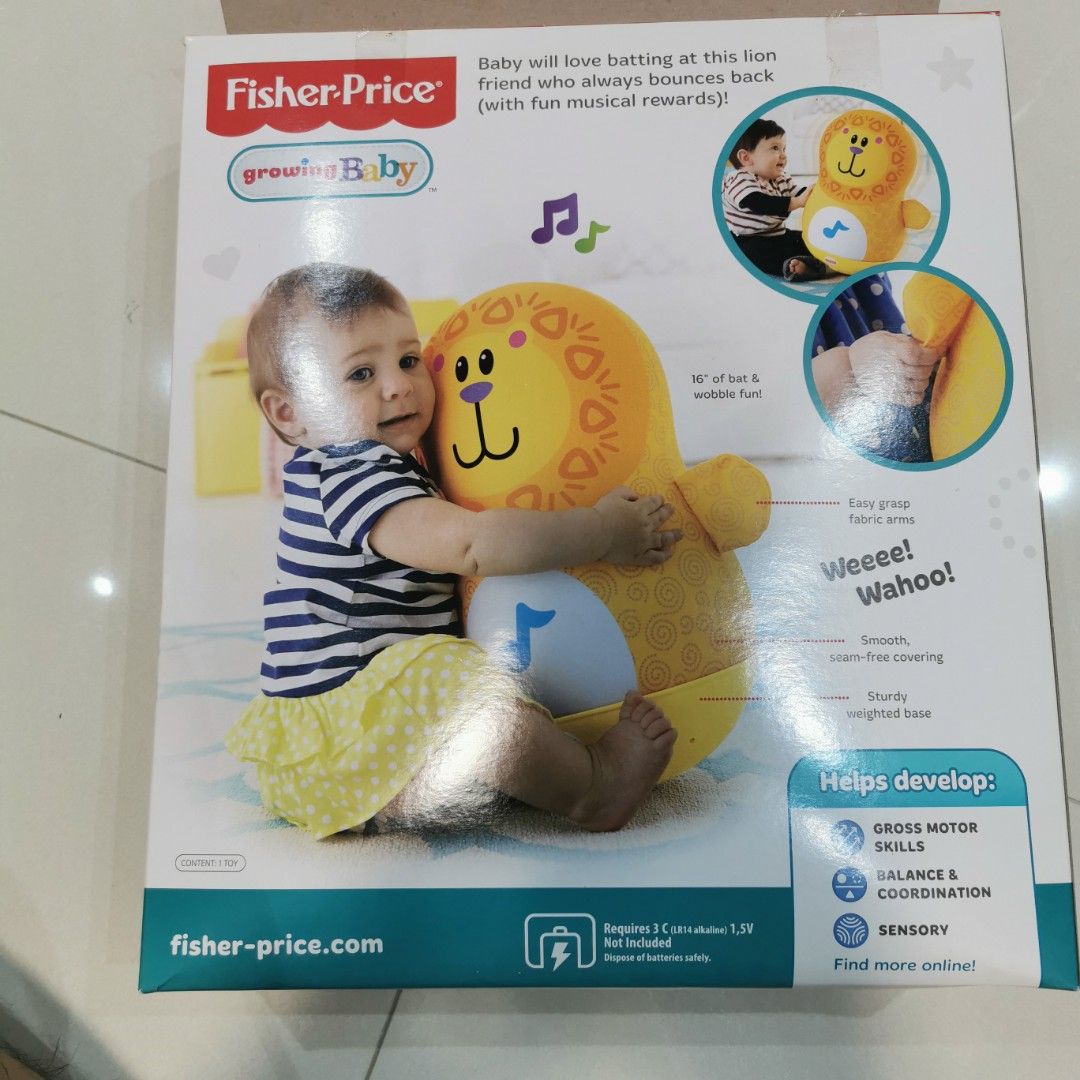 Fisher price bat & wobble musical lion store