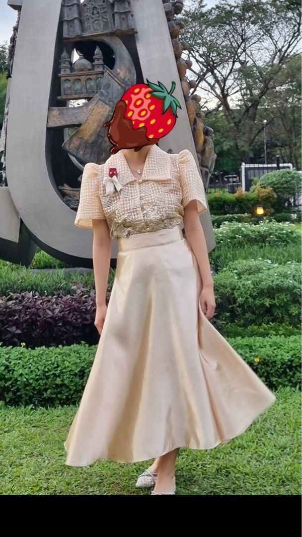 Filipiniana terno top for sale