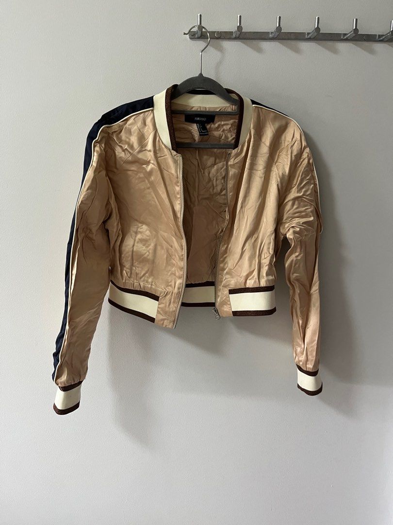 Gold bomber outlet jacket zara