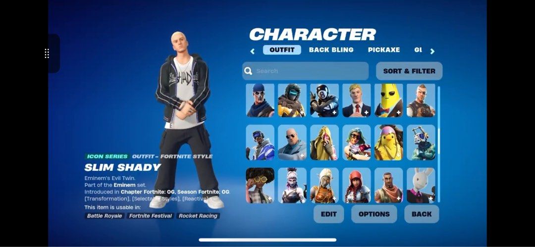 Fortnite skins store for sale