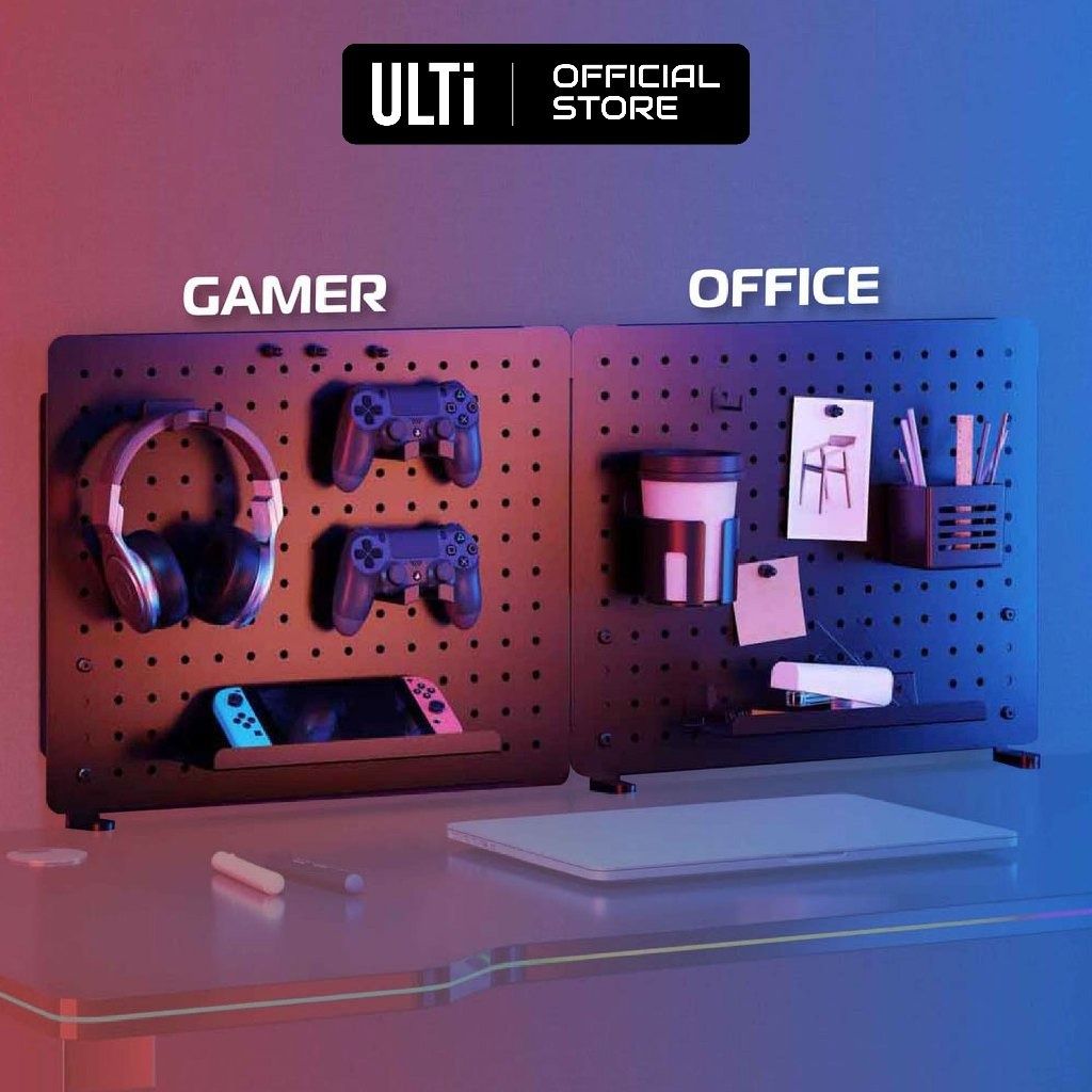 [FREE DELIVERY] Pegboard Panel & Accessories Bundle - Desk Organizer ...