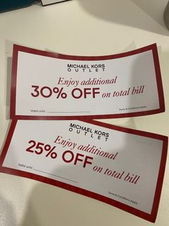 Michael kors 2025 vouchers
