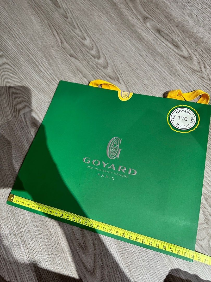 Goyard paper sales bag