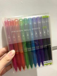 Frixion 0.5 Ballpen (10 Colors)