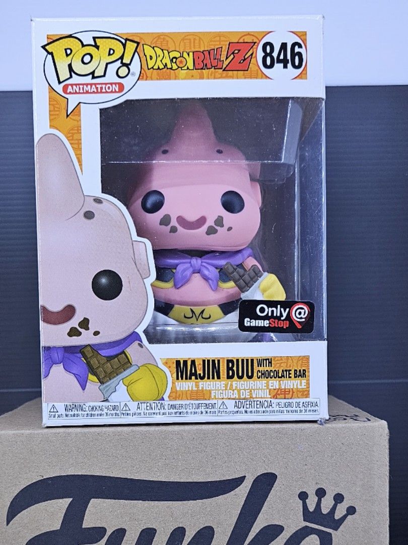 Funko pop Animation DragonballZ 846 Majin Buu witj Chocolate