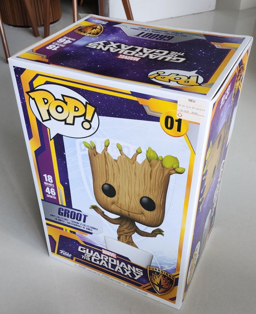 Marvel: Guardians of The Galaxy - 18 Groot, Super Sized Figure By Funko  Pop!