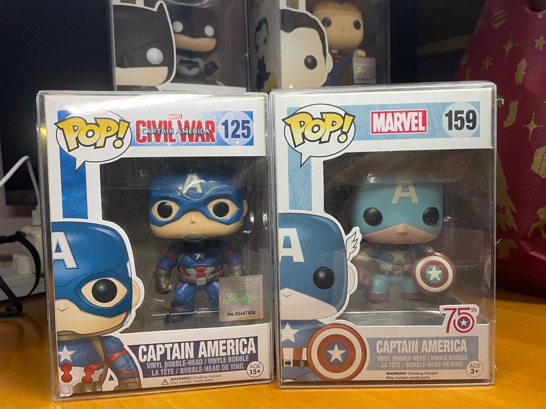Funko Pop Marvel Captain America 159 Kohls Exclusive 75th Avengers