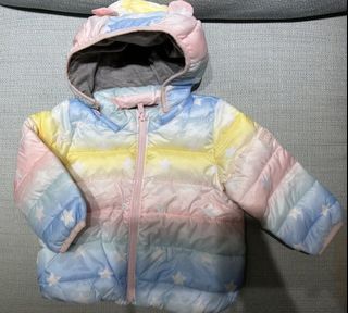 Gap rainbow shop puffer jacket