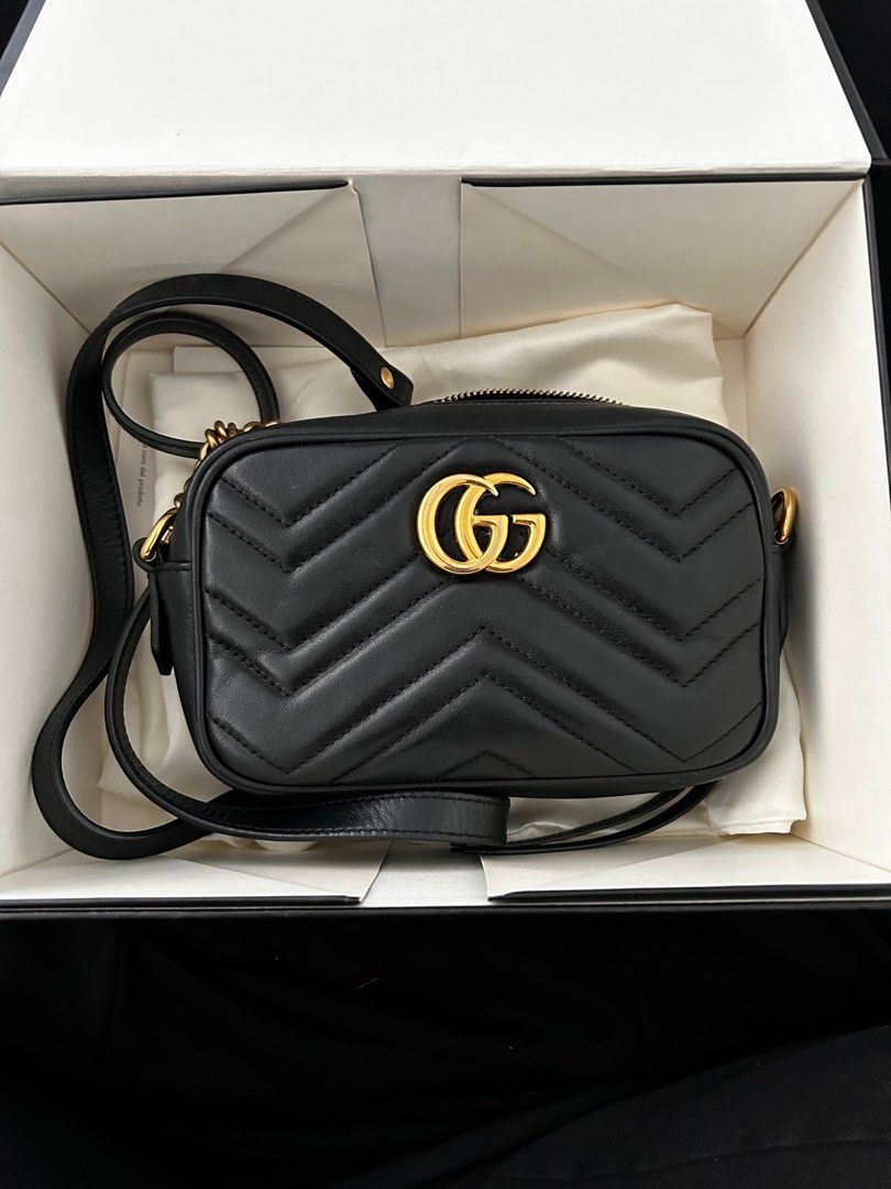Gucci gg marmont camera mini quilted leather shoulder bag online