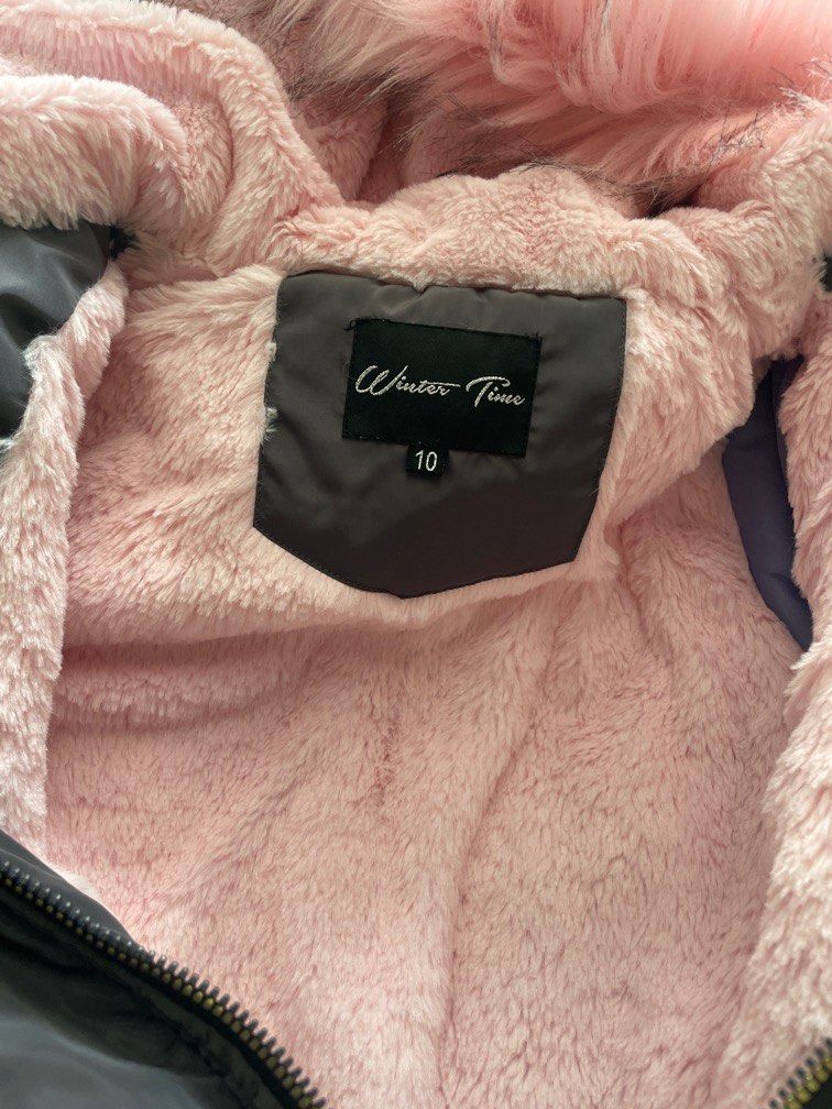 Girls winter jacket size new arrivals 10