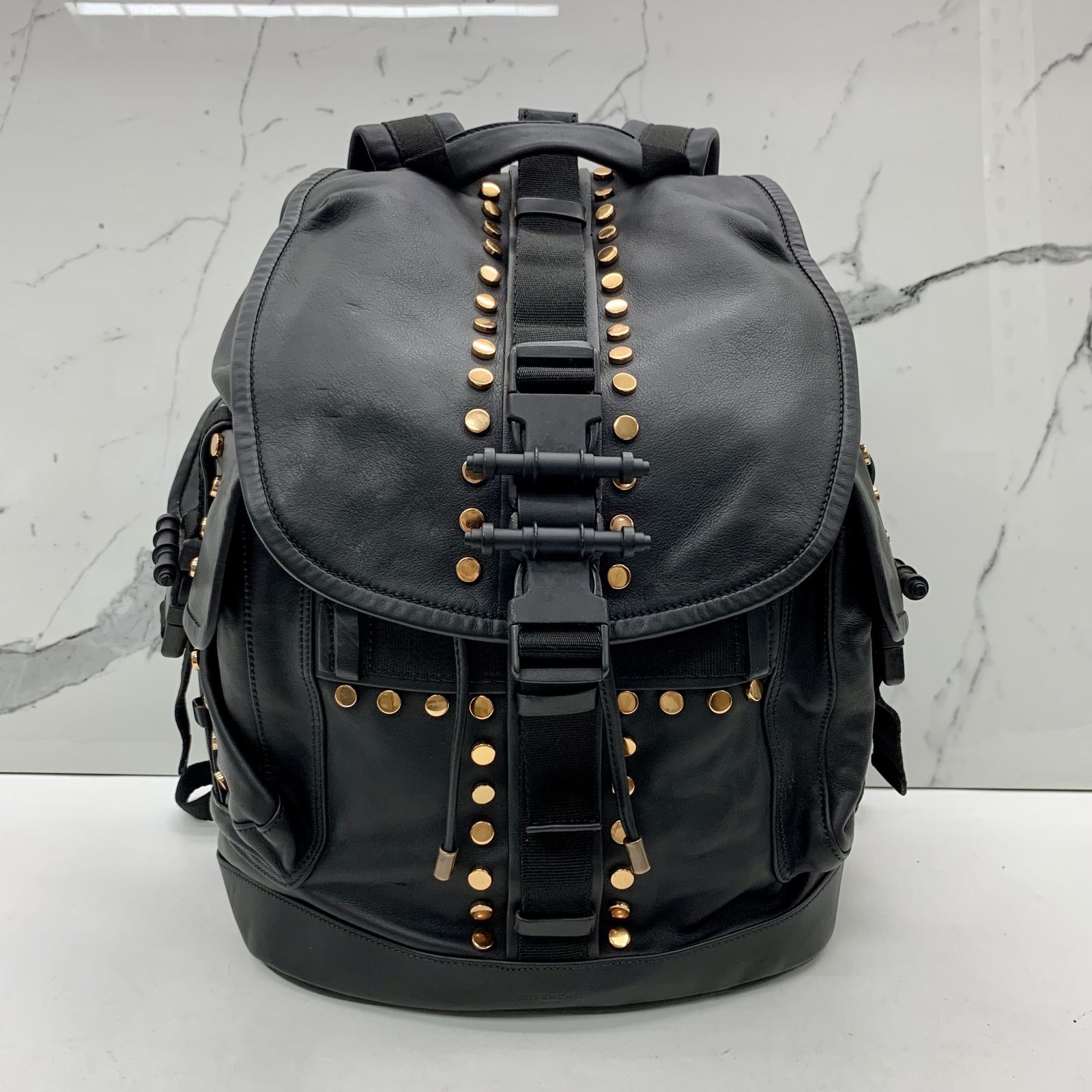 GIVENCHY BLACK STUDS BACKPACK 237045019 Luxury Bags Wallets