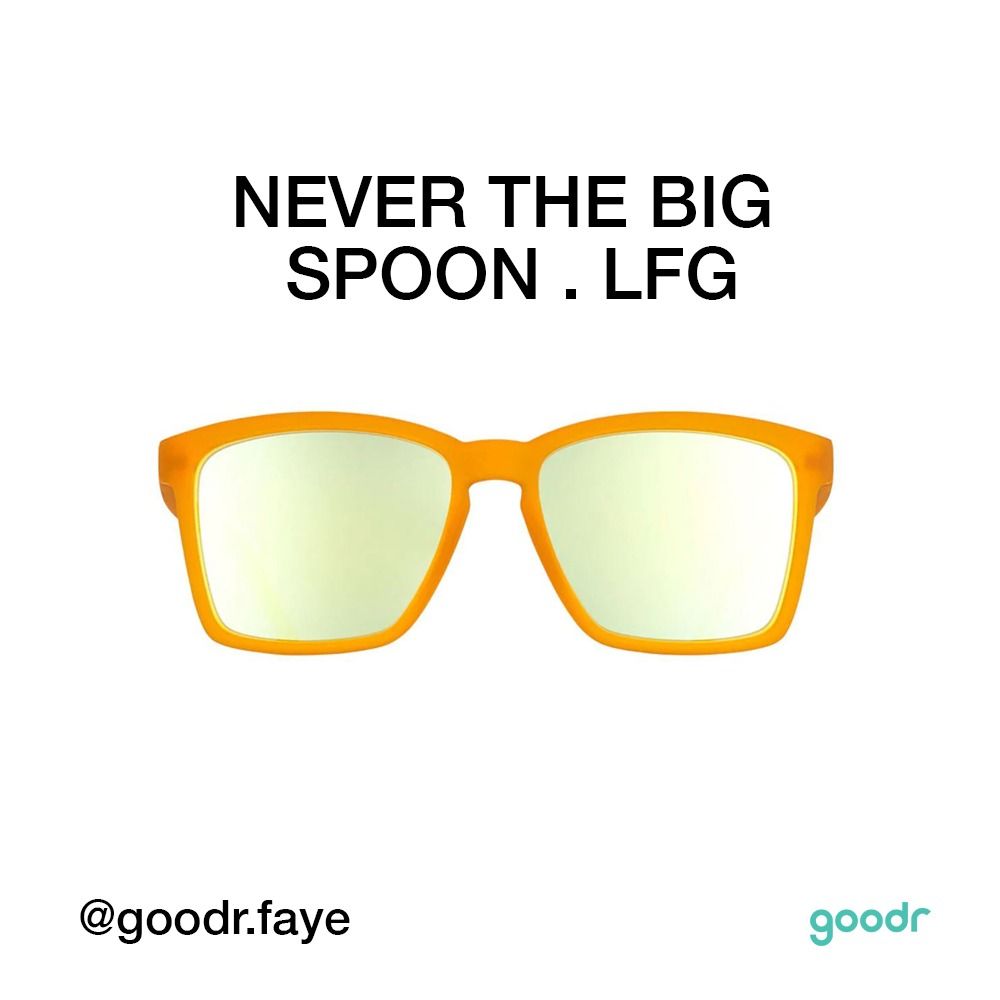 Goodr LFG Sunglasses - Never The Big Spoon