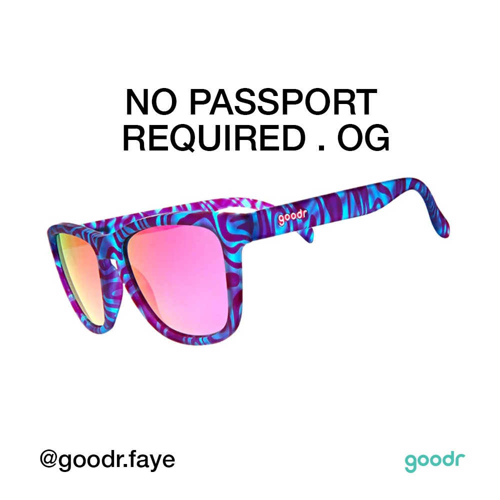 Goodr Happy New Hangover” New Years OG Polarized Sunglasses