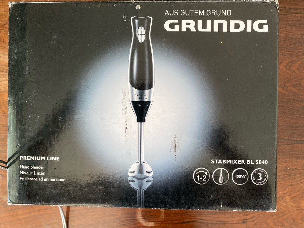 Grundig hand blender set, Furniture & Home Living, Kitchenware