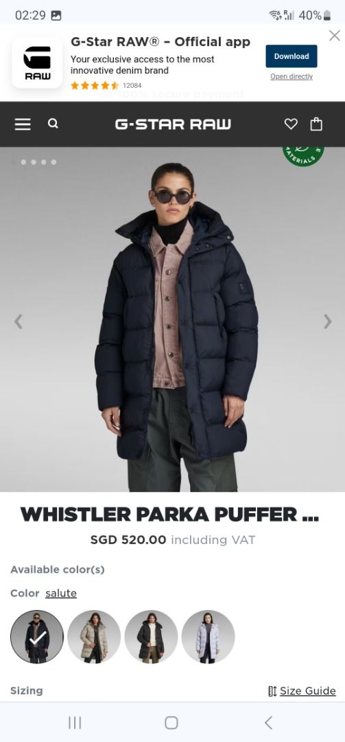G star cheap bubble jacket