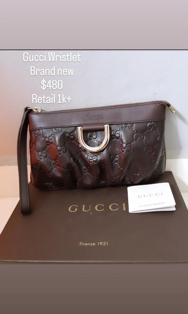 Gucci wristlet clutch deals