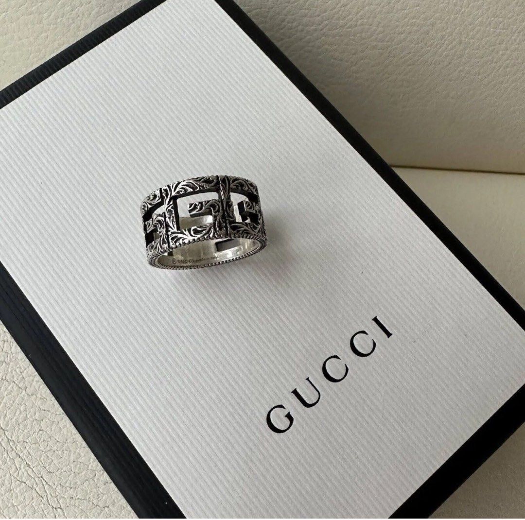 Gucci square g ring sale